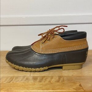 L.L. Bean Brown and Black Men's Duck Rain & Snow Boots